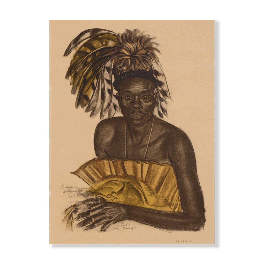 Yakovlev: "Tuba, chef Matchaga, Niangara, Haut Ouelle" (1925) - Jasper & Jute