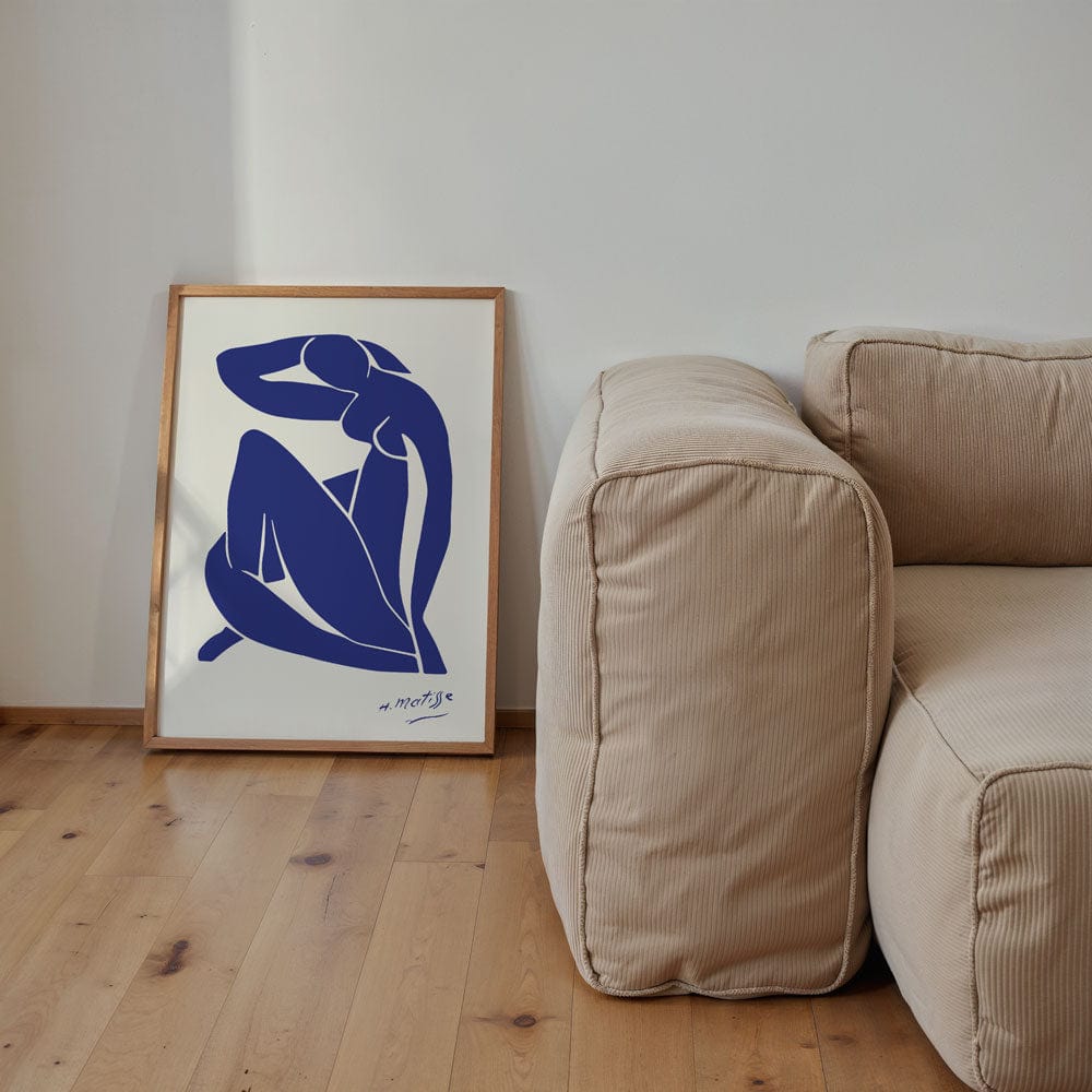 Matisse Body Portrait in Cobalt