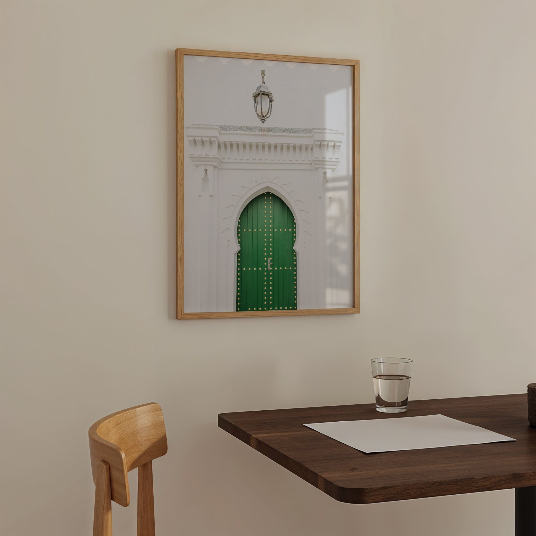 Green Door in Morocco