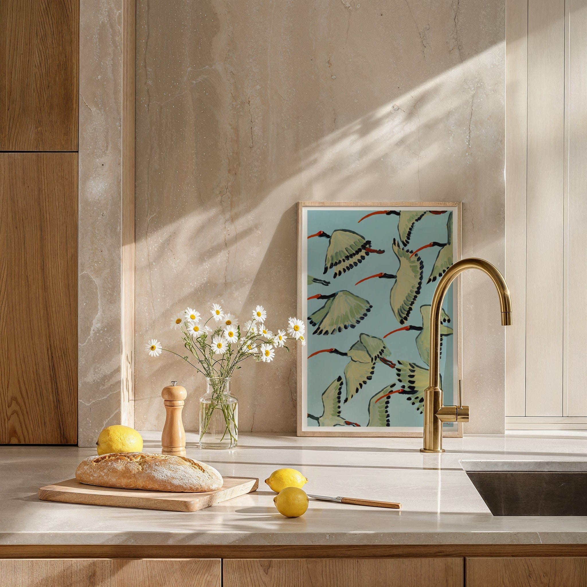 White Ibis in Flight | Limited Edition