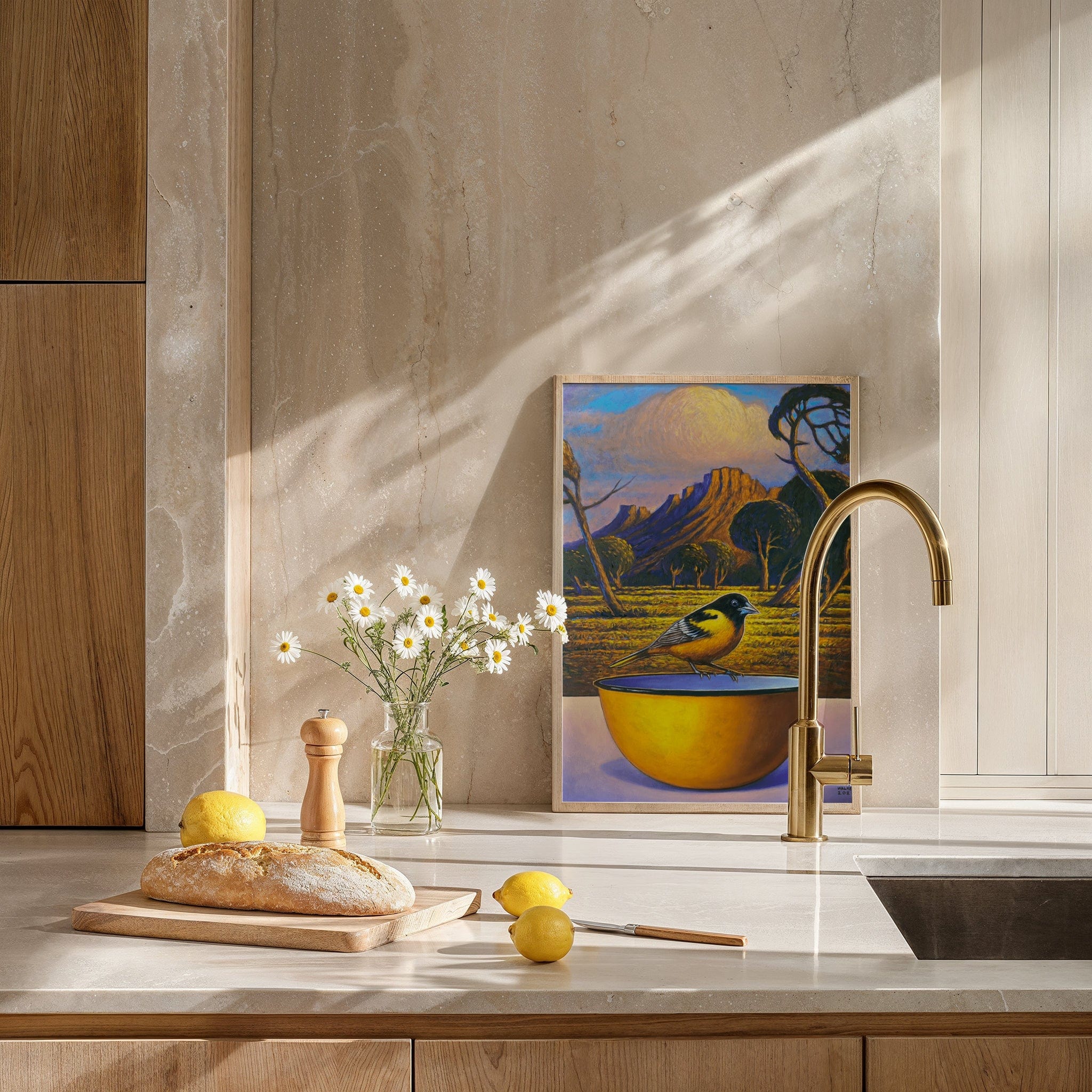 Oriole With Enamel Bow