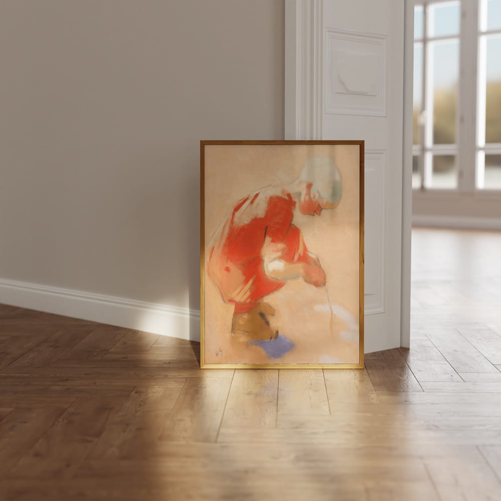 Helene Schjerfbeck - Girl On The Sand (1912)