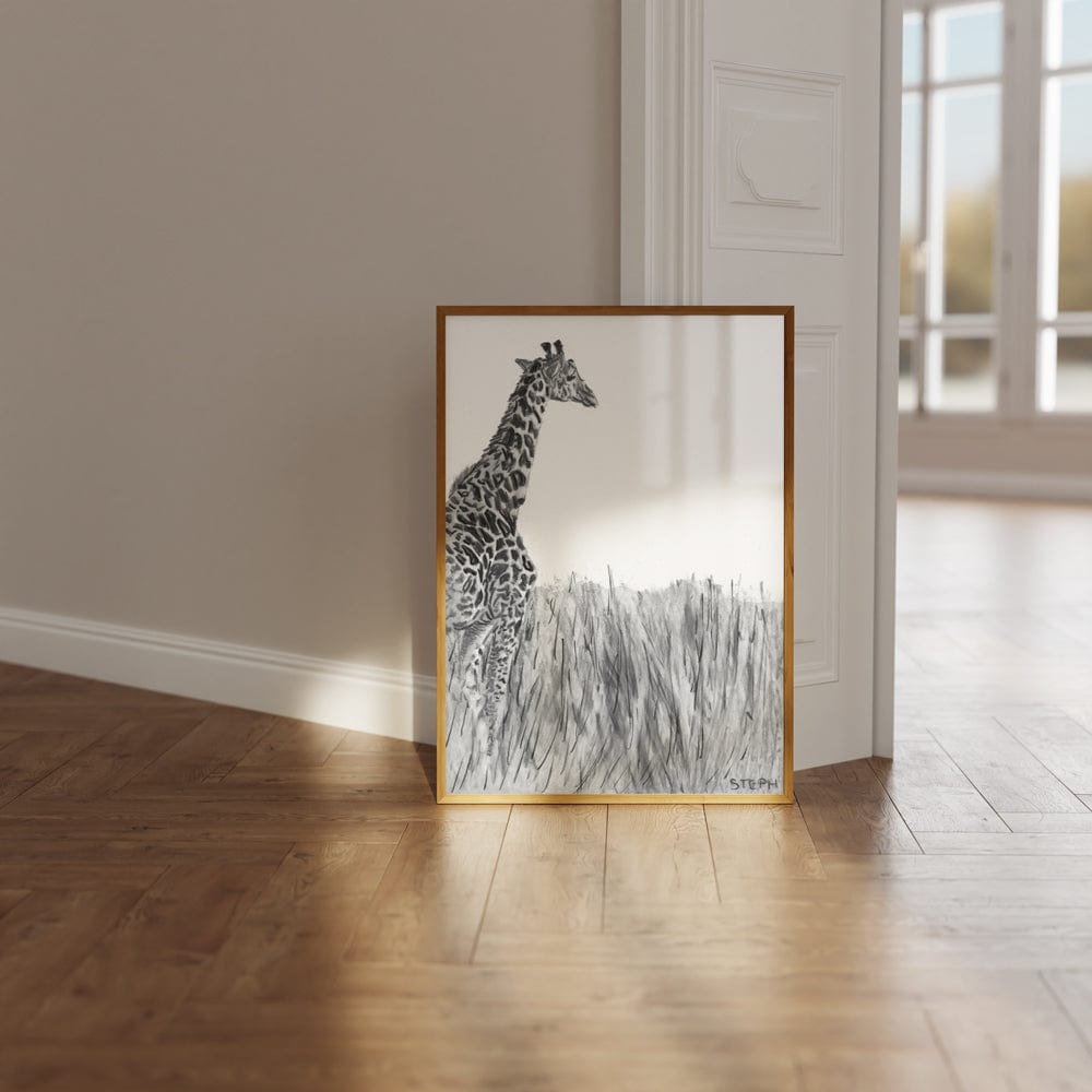 Giraffe Grass