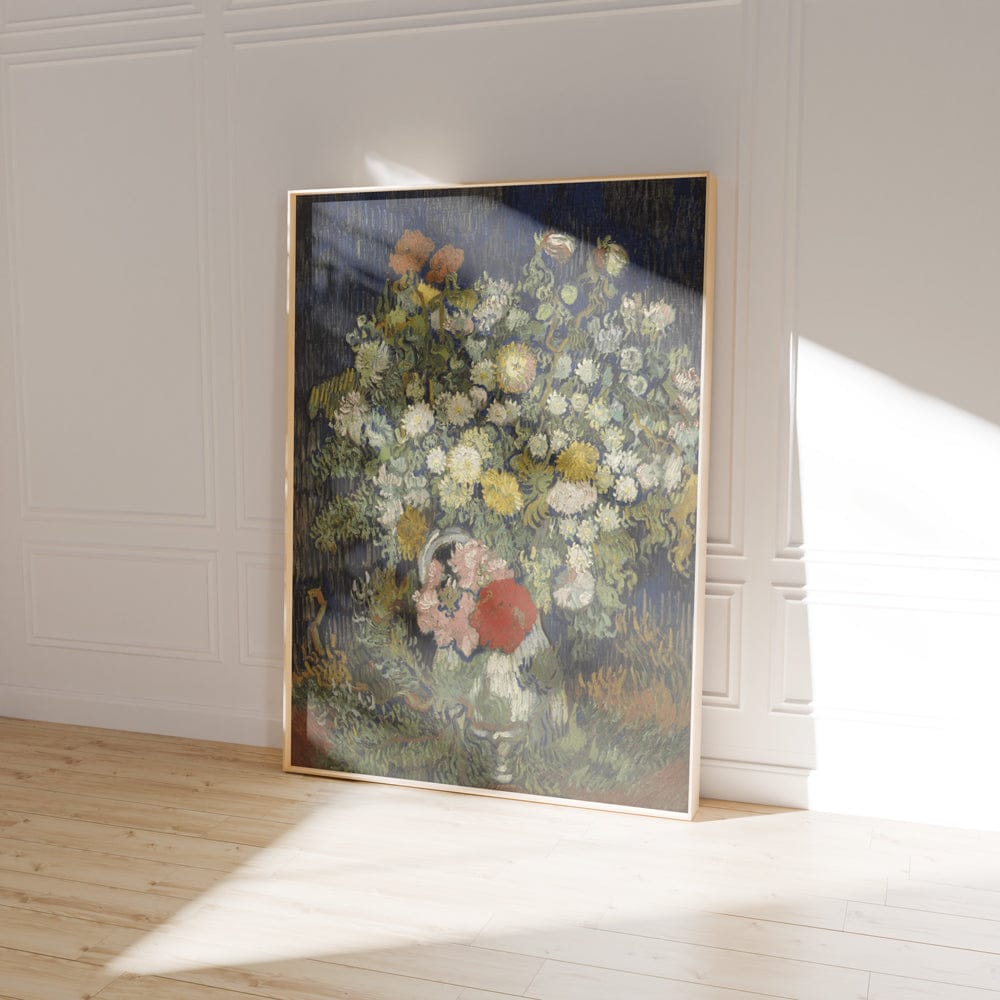 Van Gogh - "Bouquet of Flowers in a Vase (1890)"