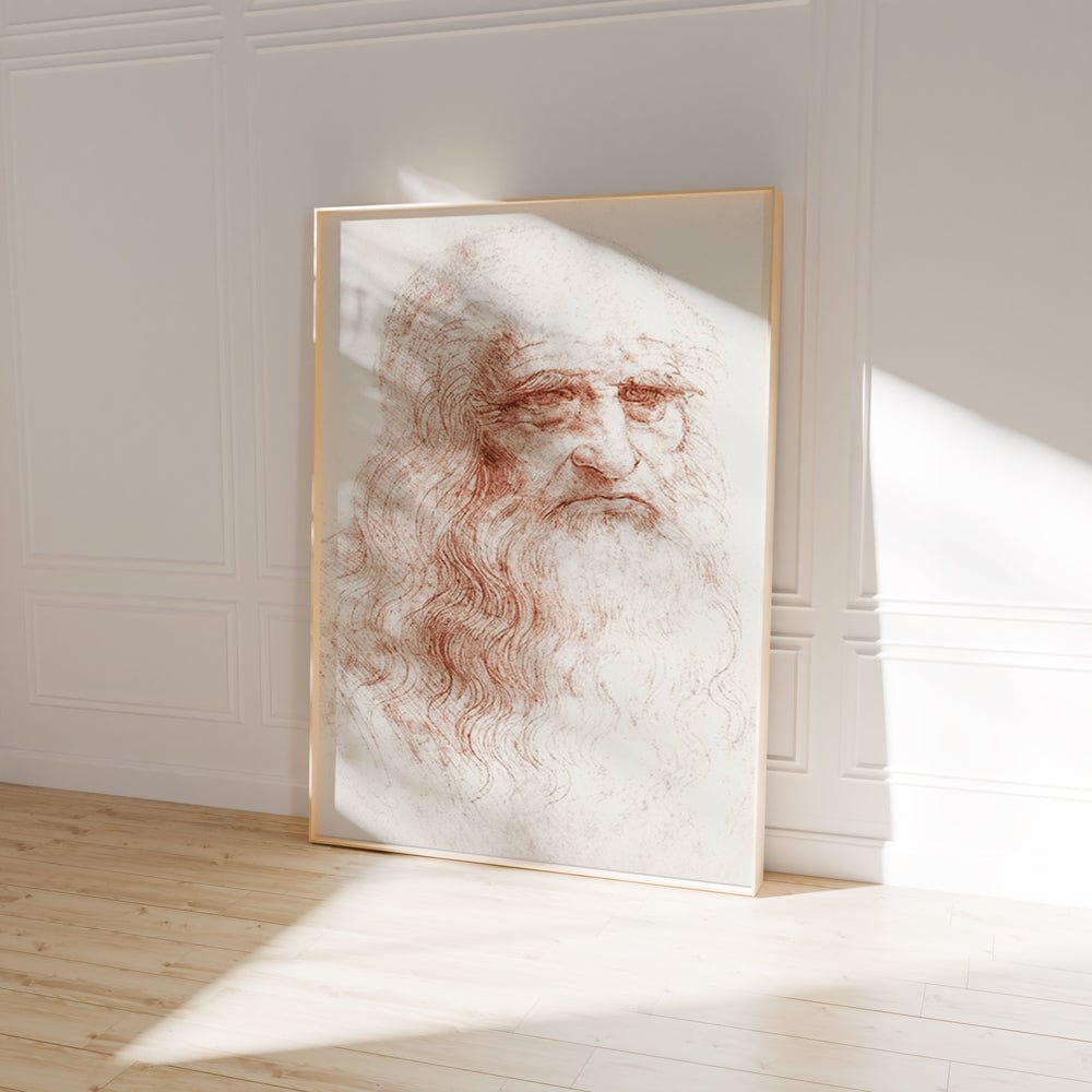 Leonardo Da Vinci: "Self-portrait" (1512)