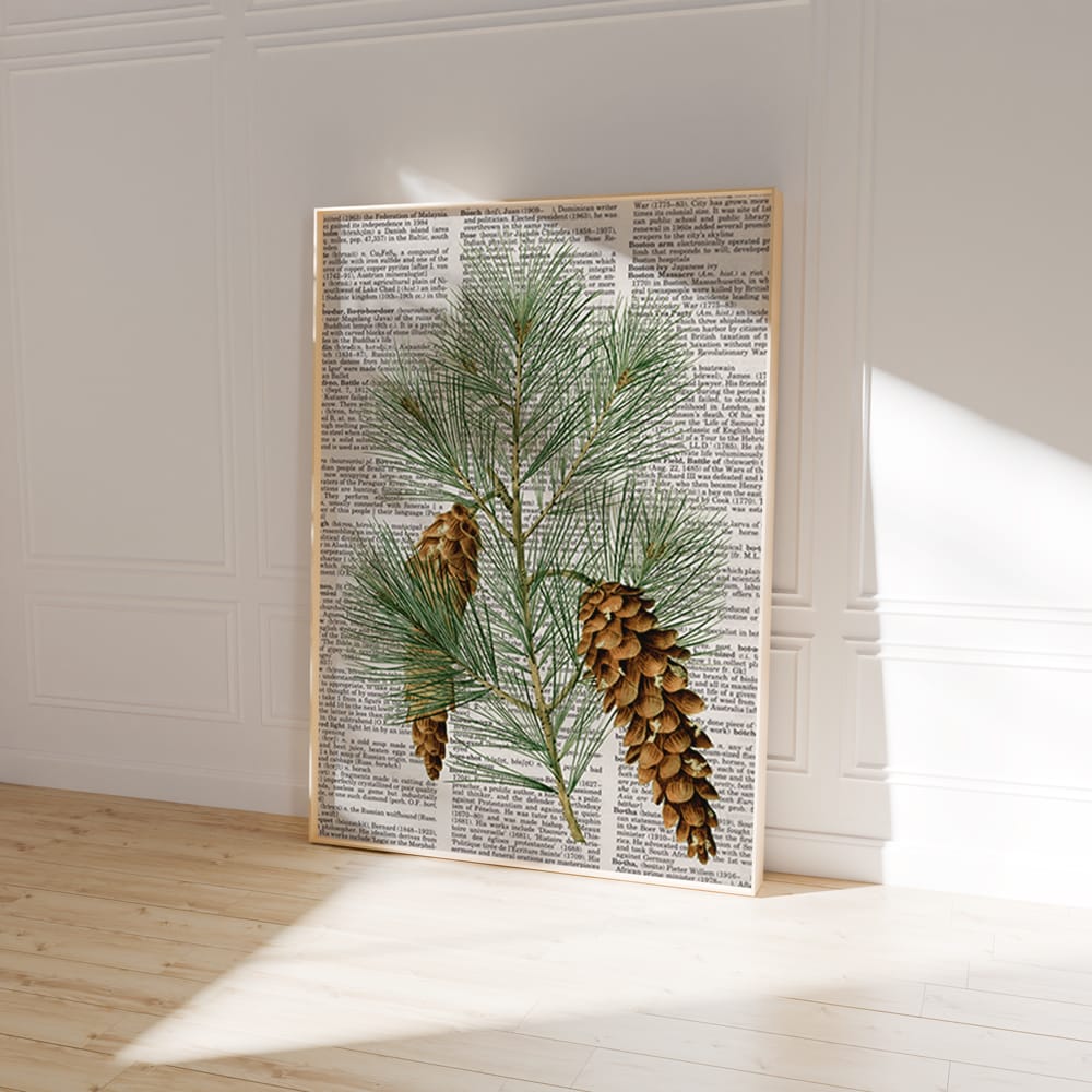 Newspaper Pinecone