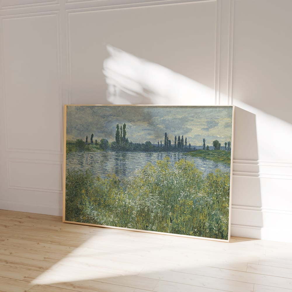 Monet: "Banks of the Seine,Vétheuil" (1880)