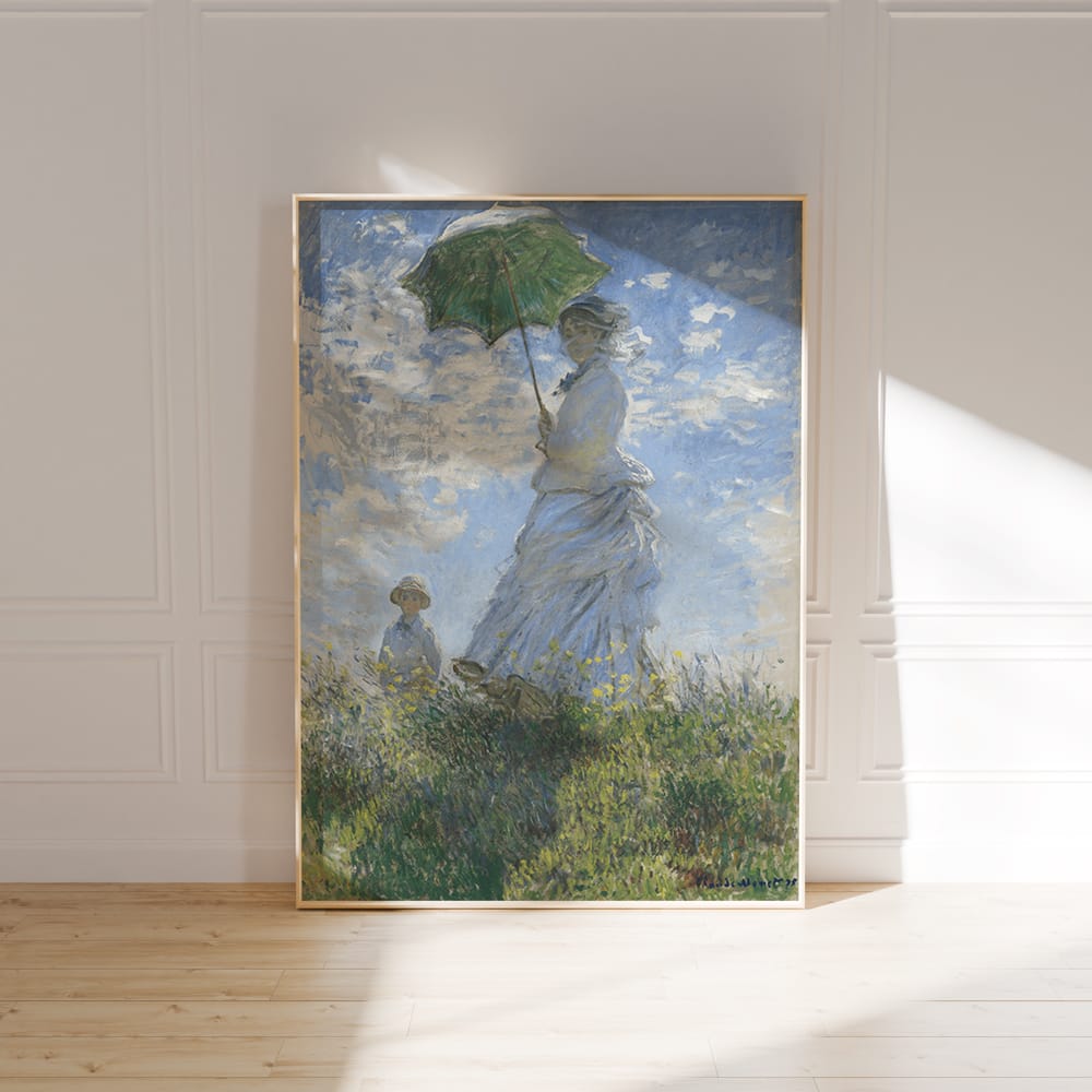Monet: "Woman with a Parasol – Madame Monet and Her Son" (1875)