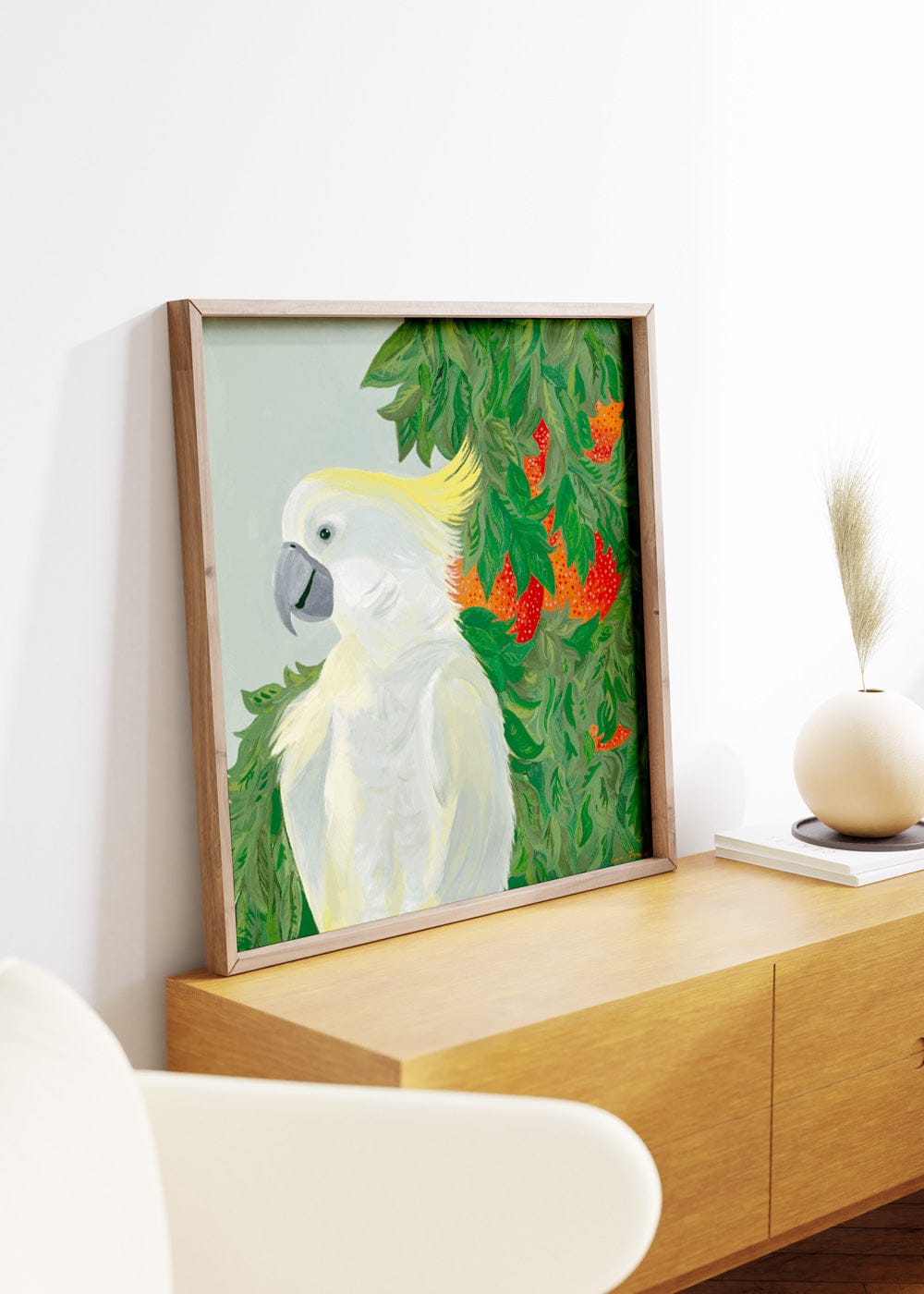 Raspberry Orange Cockatoo