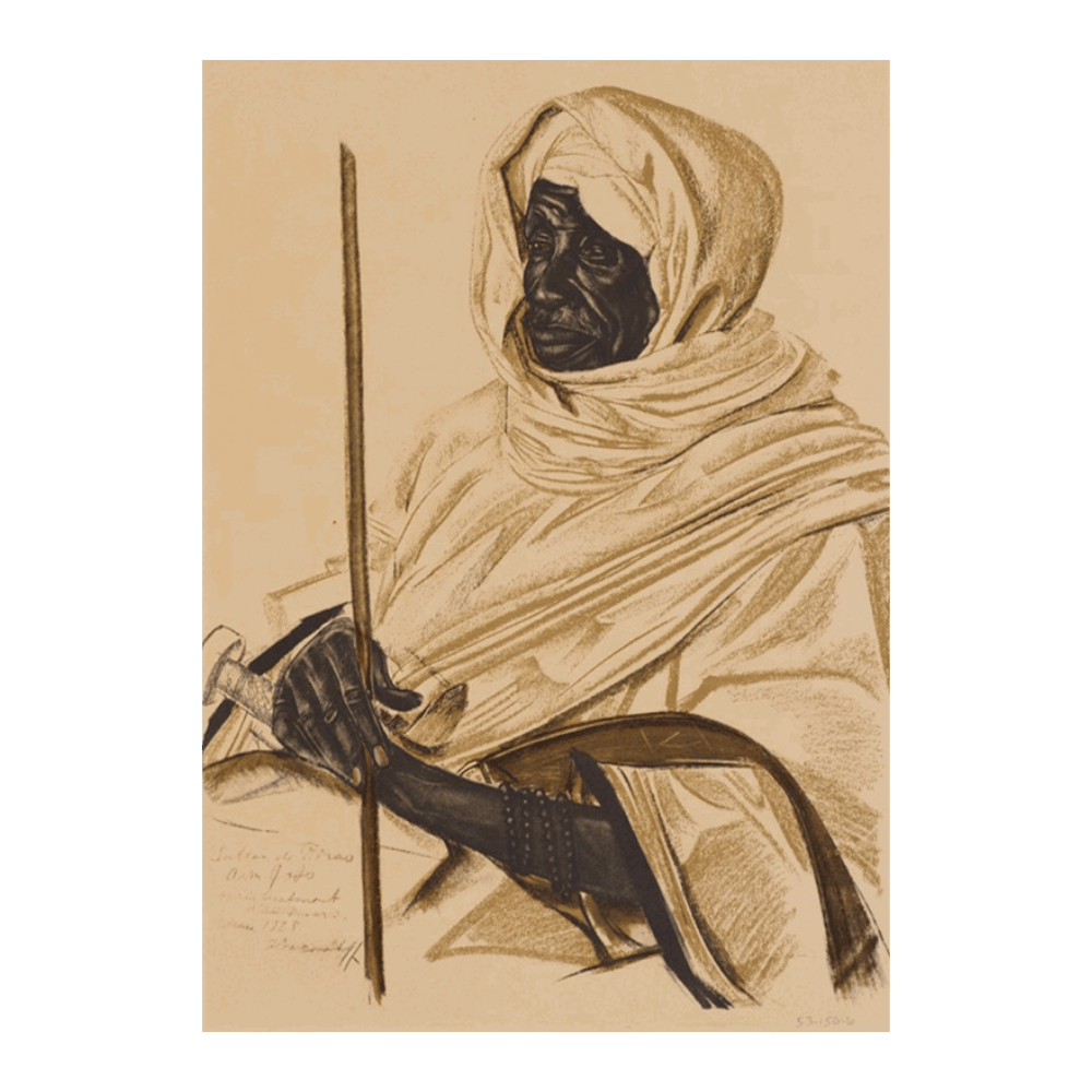 Yakovlev: "Aim Gabo, Sultan de Birao" (1925)