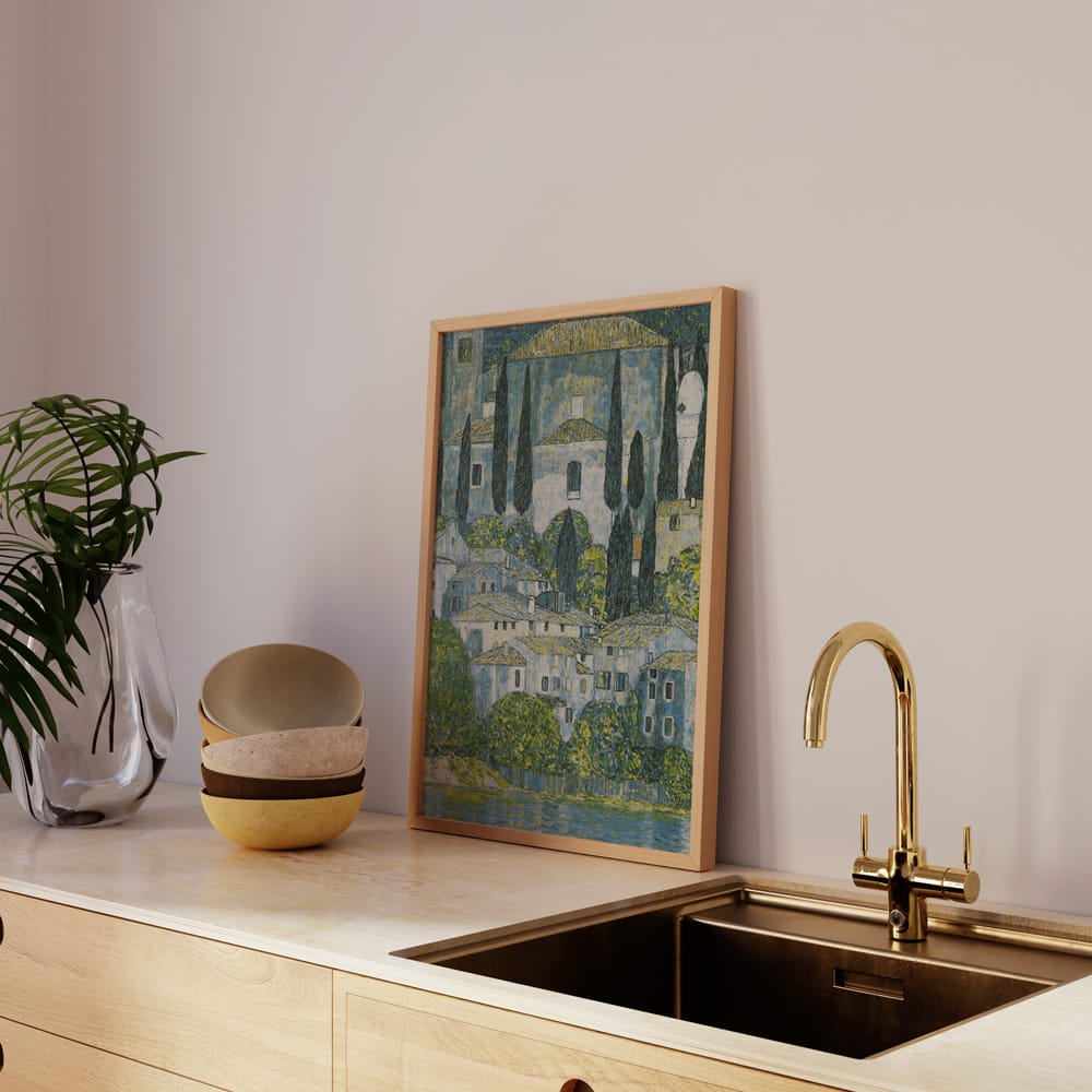 Gustav Klimt: "Church in Cassone"