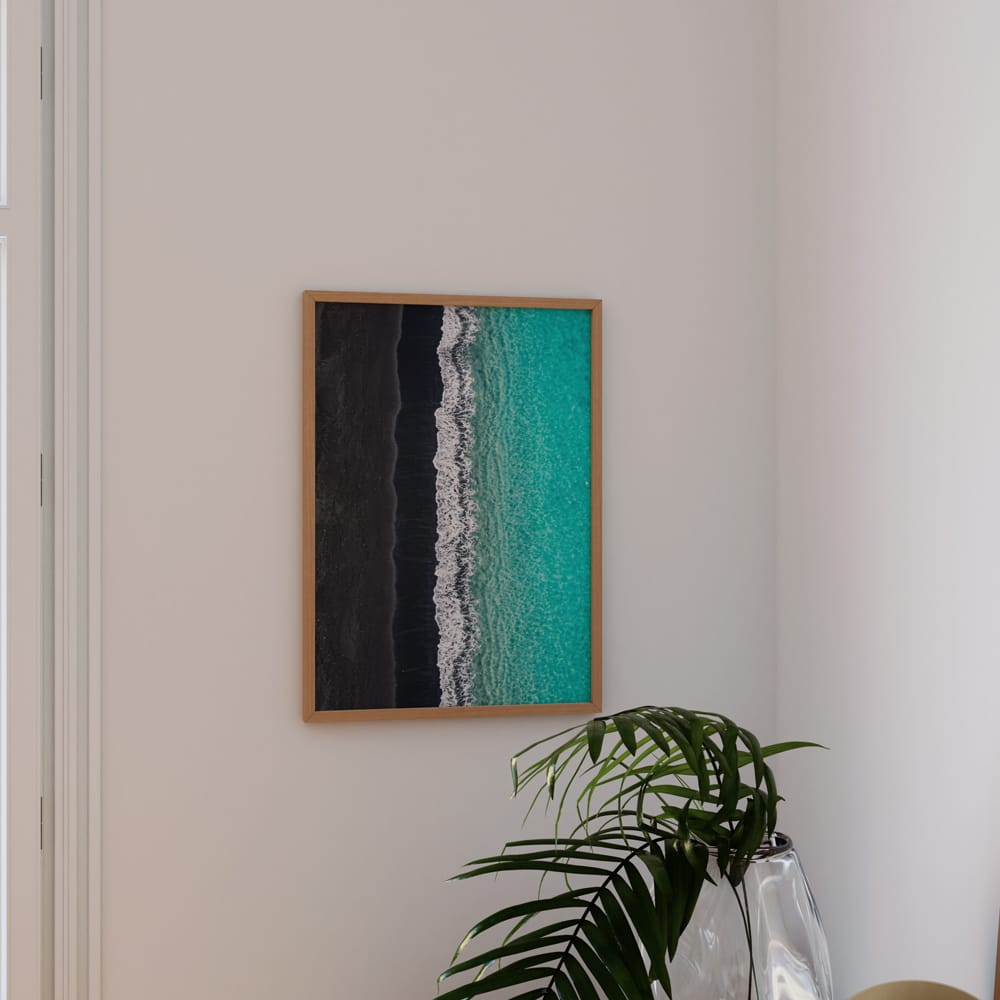 Onyx & Turquoise Symmetry