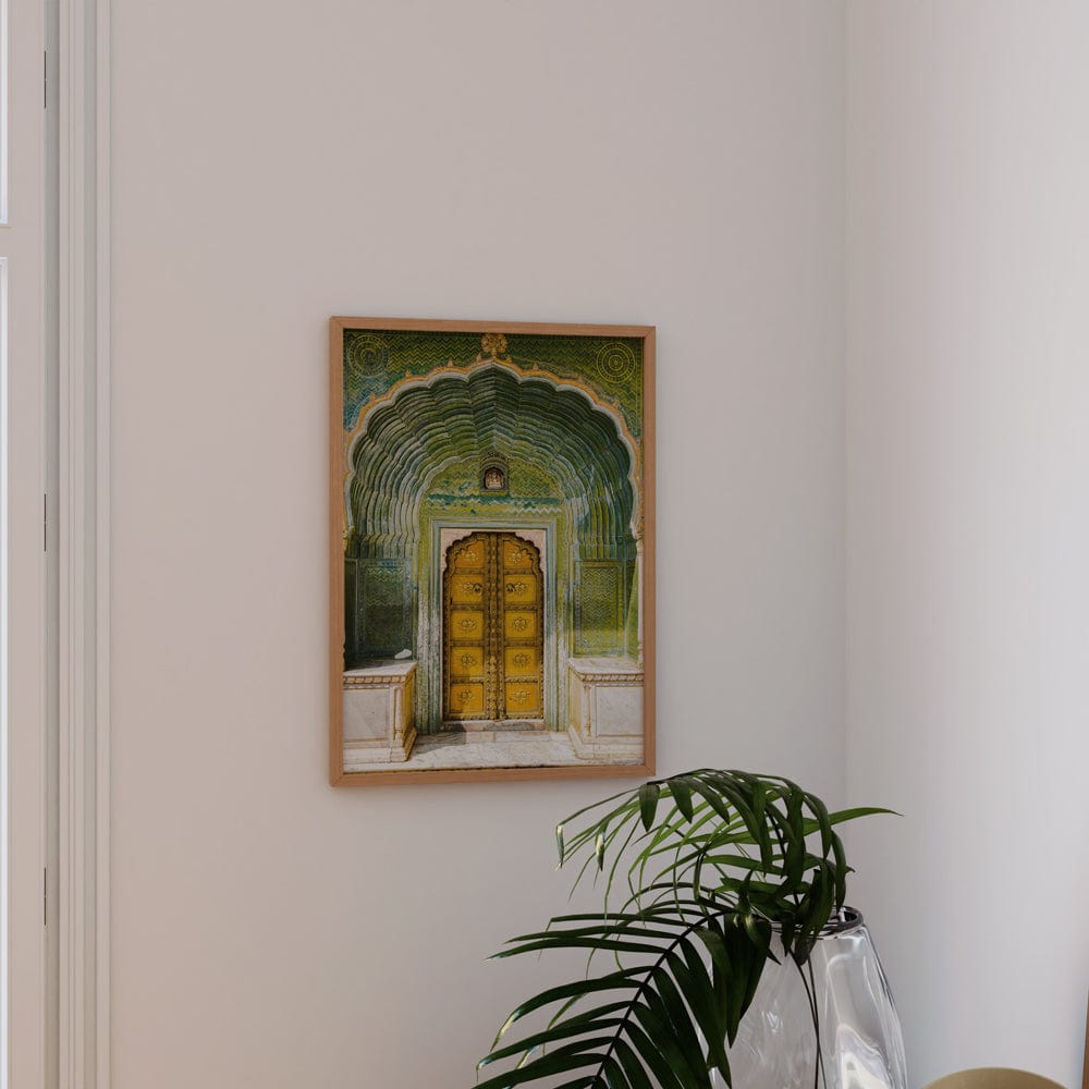 Ornate Green Door