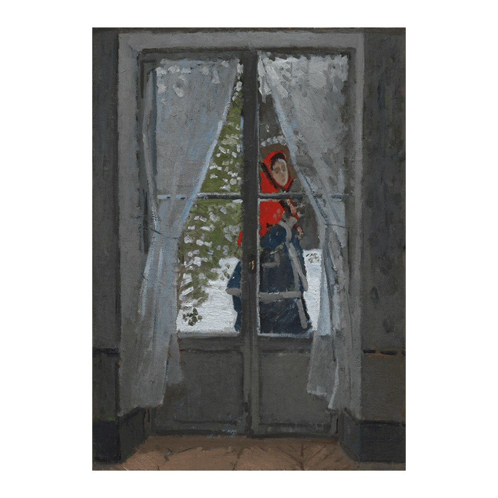 Monet: "The Red Kerchief" (c.1868)