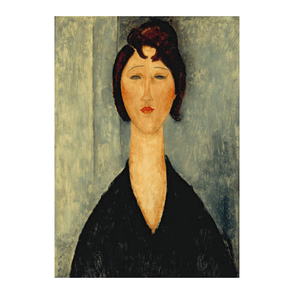 Modigliani: "Portrait of a Young Woman" (1918)