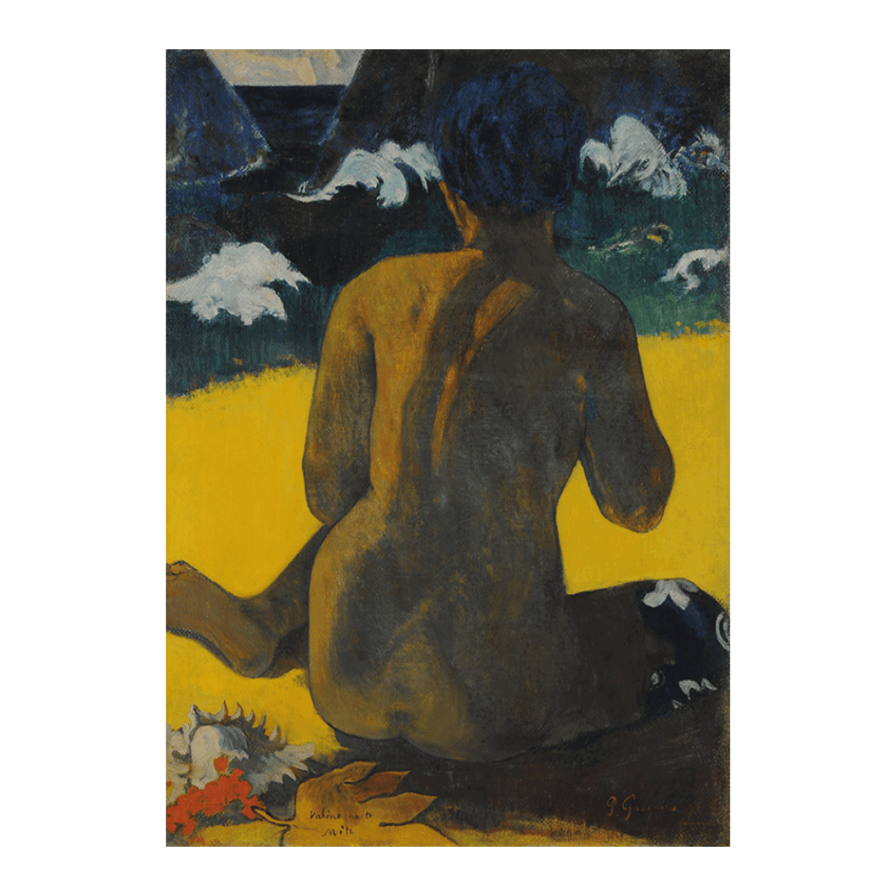 Paul Gauguin: "Vahine no te miti (Woman at the beach)" (1892)