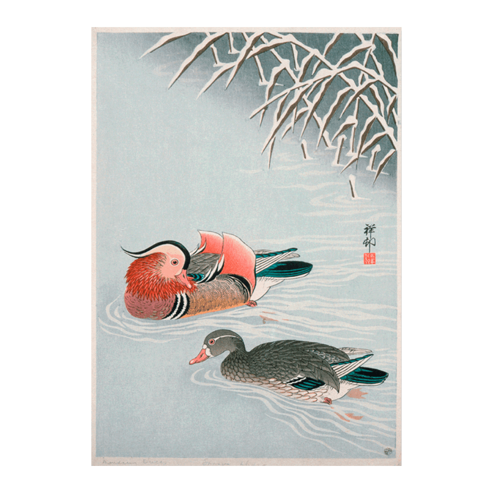 Ohara Koson: "Mandarin Ducks"