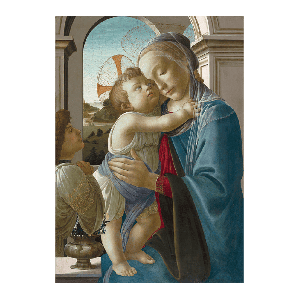Sandro Botticelli: "Virgin Child with an Angel" (1475)