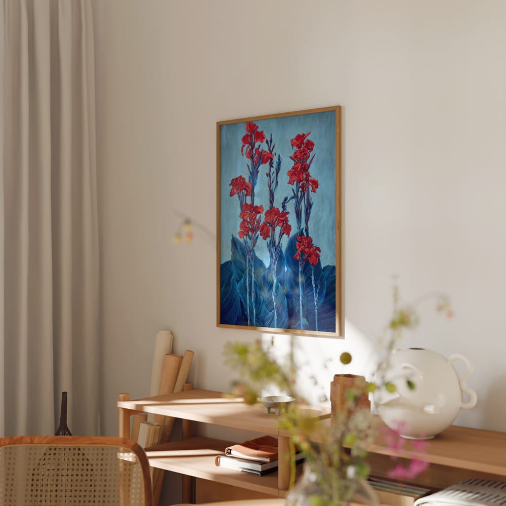 Cannas In Blue