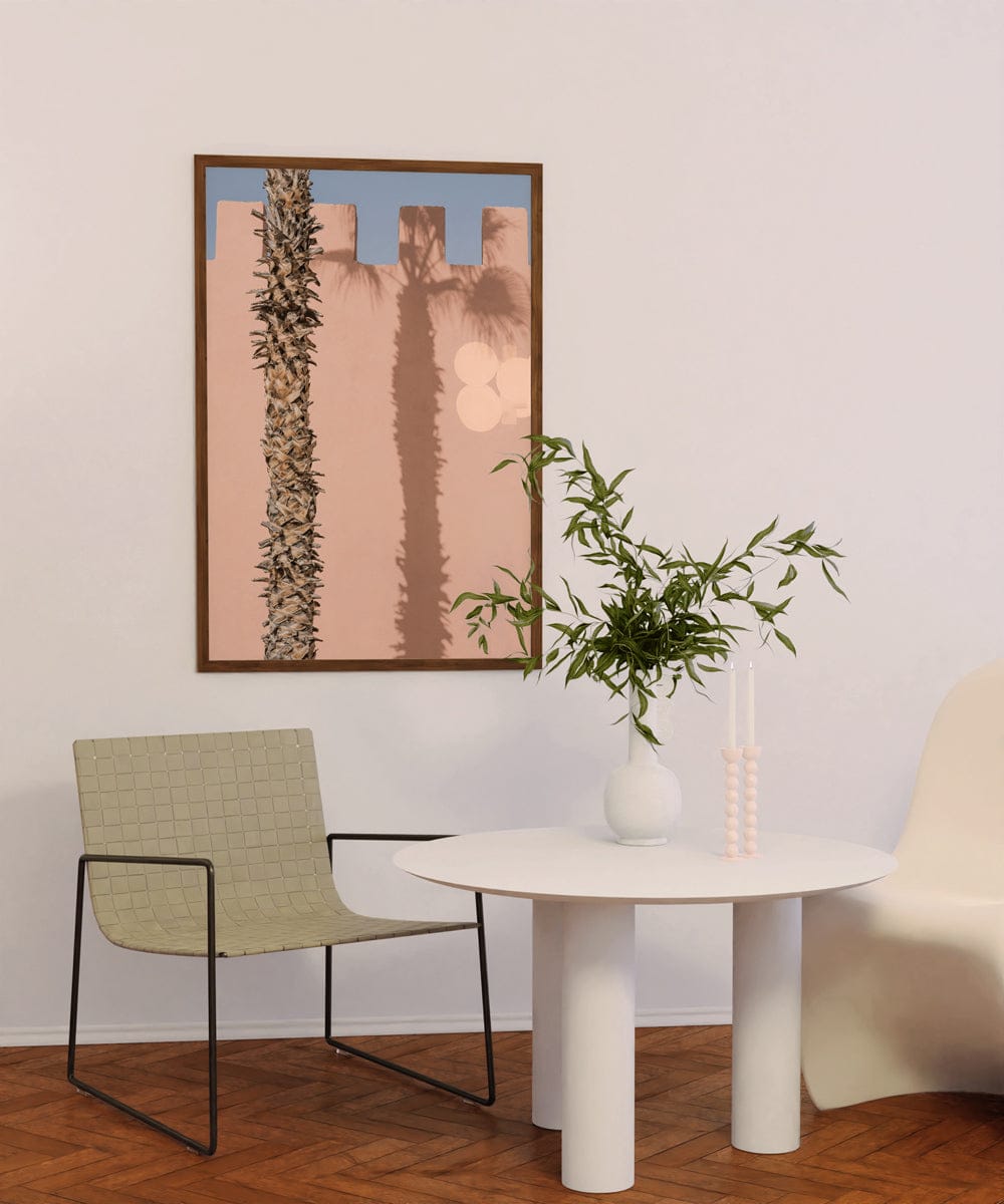 Green Plant - Pink Wall I