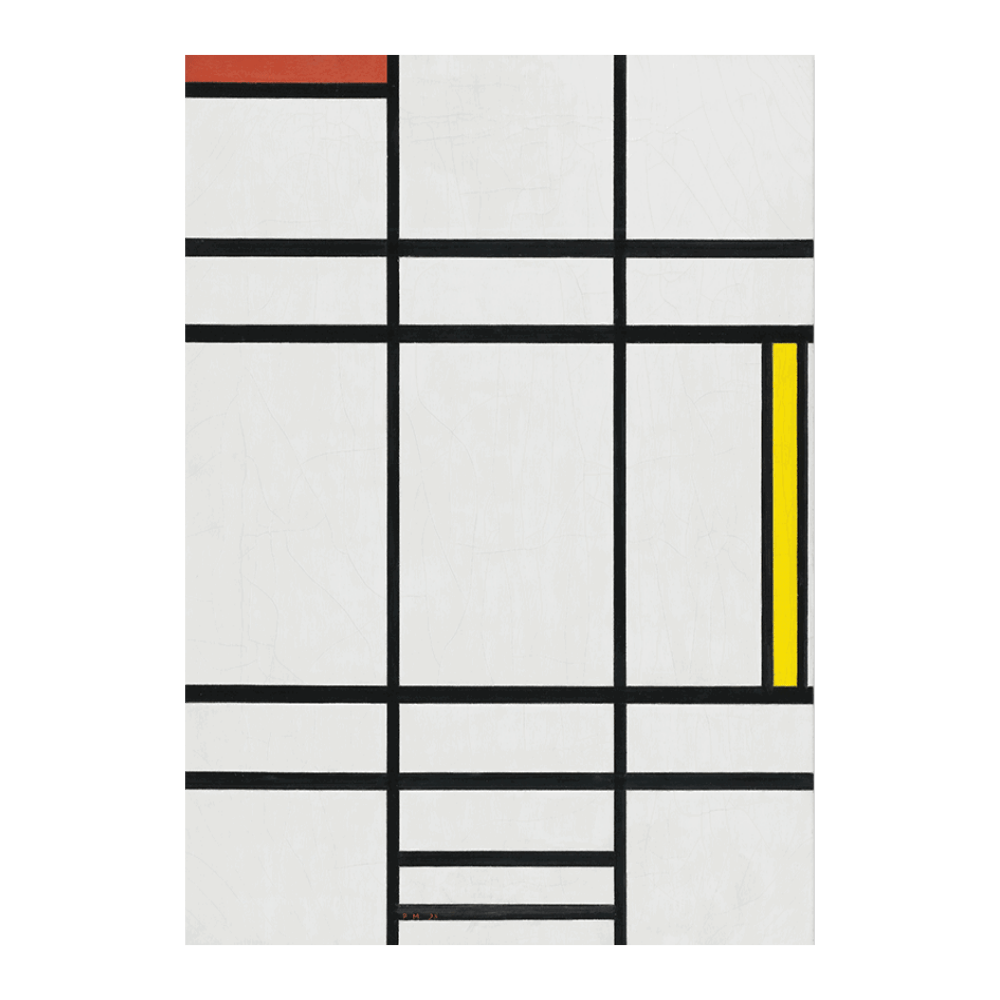 Piet Mondrian: "Composition in White, Red, and Yellow" (1936)