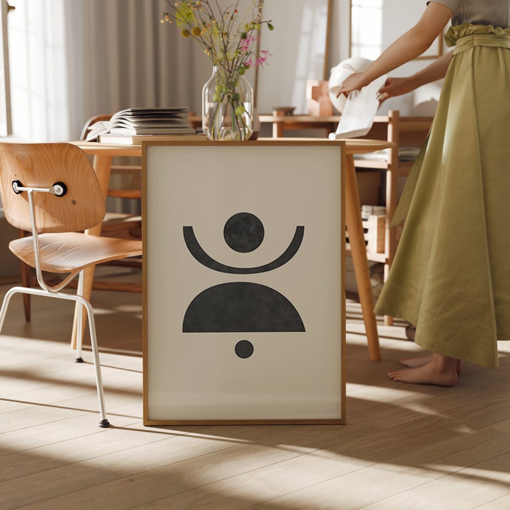 Mid Century Abstract Circles