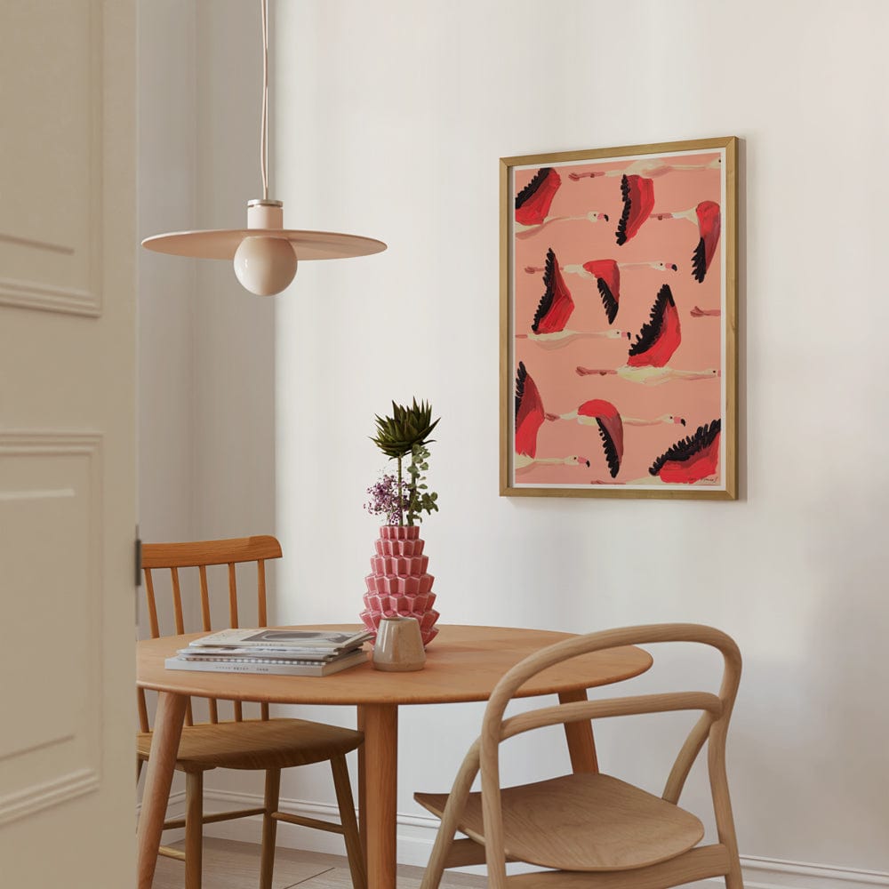 Flamingo Fly By | Limited Edition