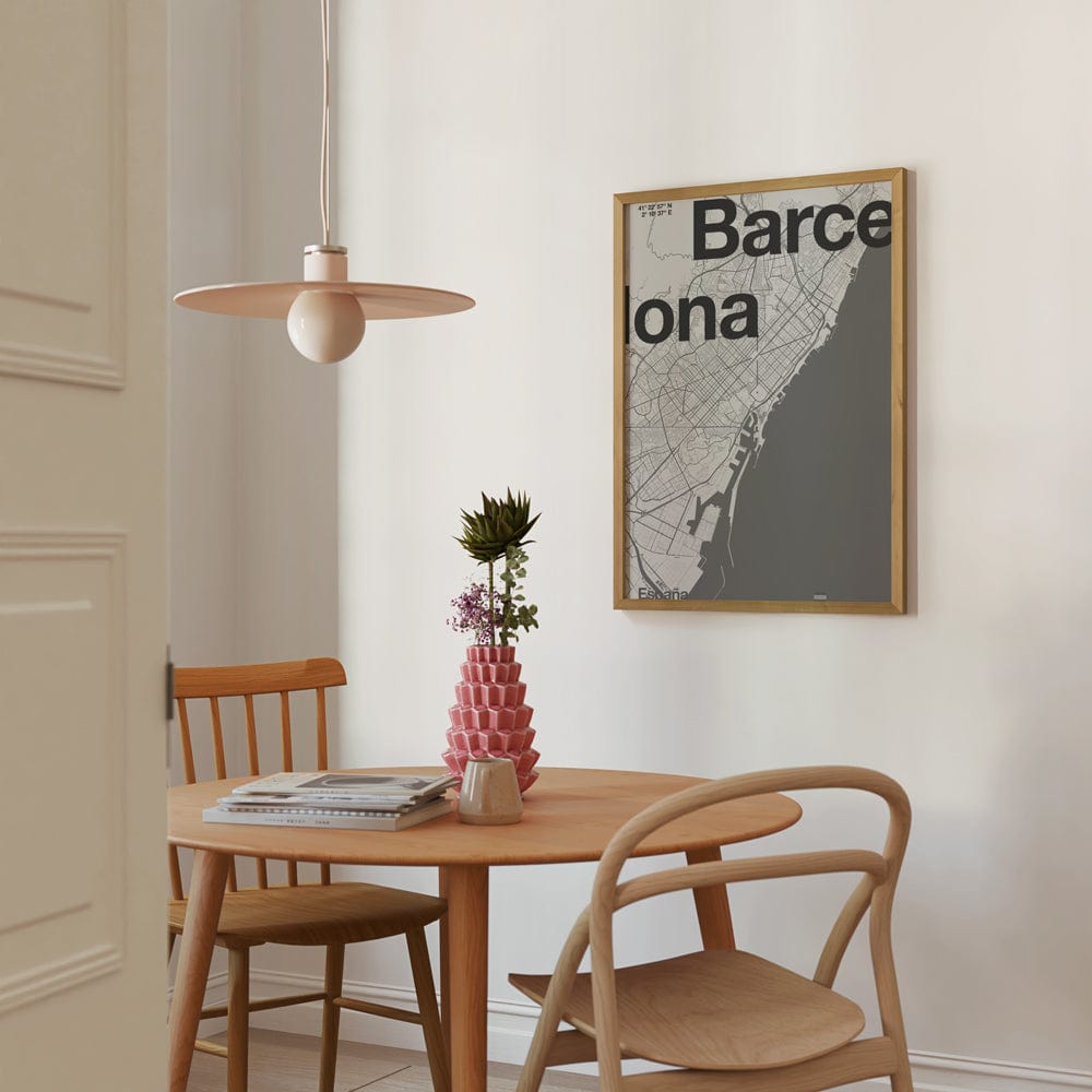 Barcelona Minimalist Map
