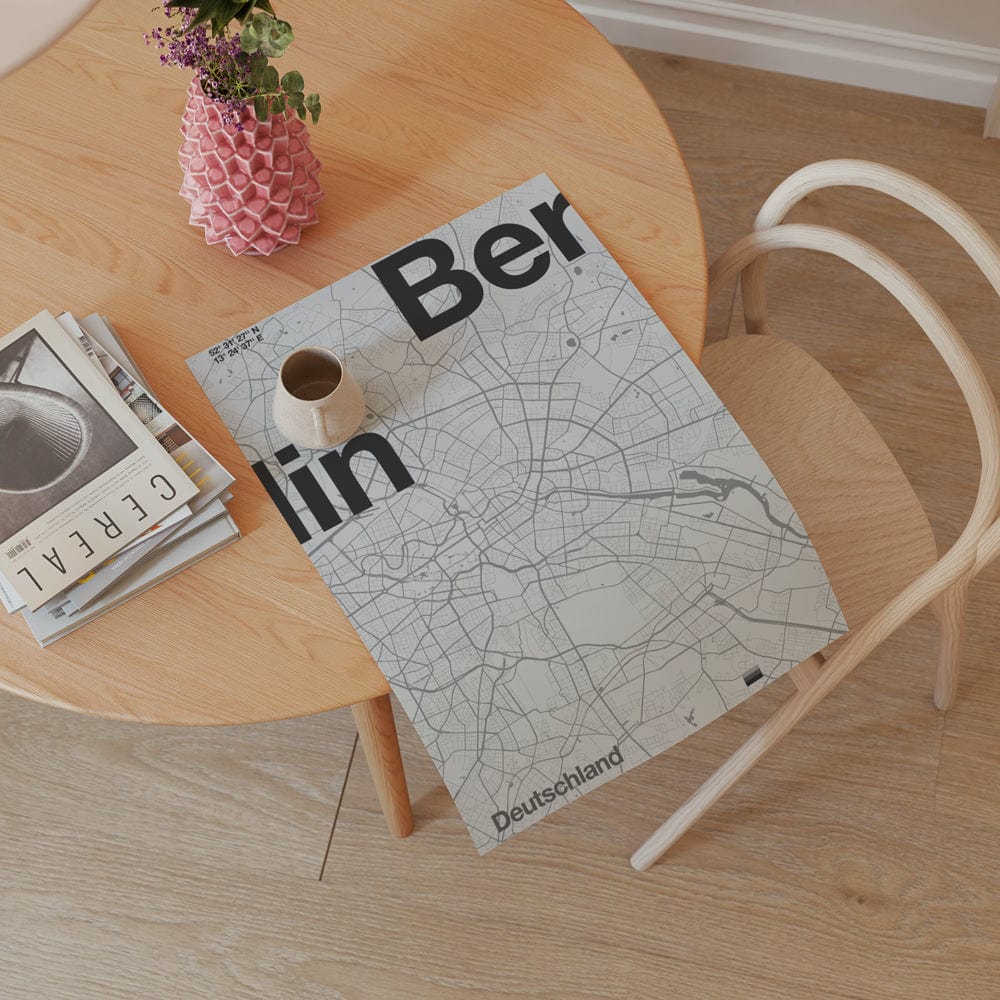 Berlin Minimalist Map