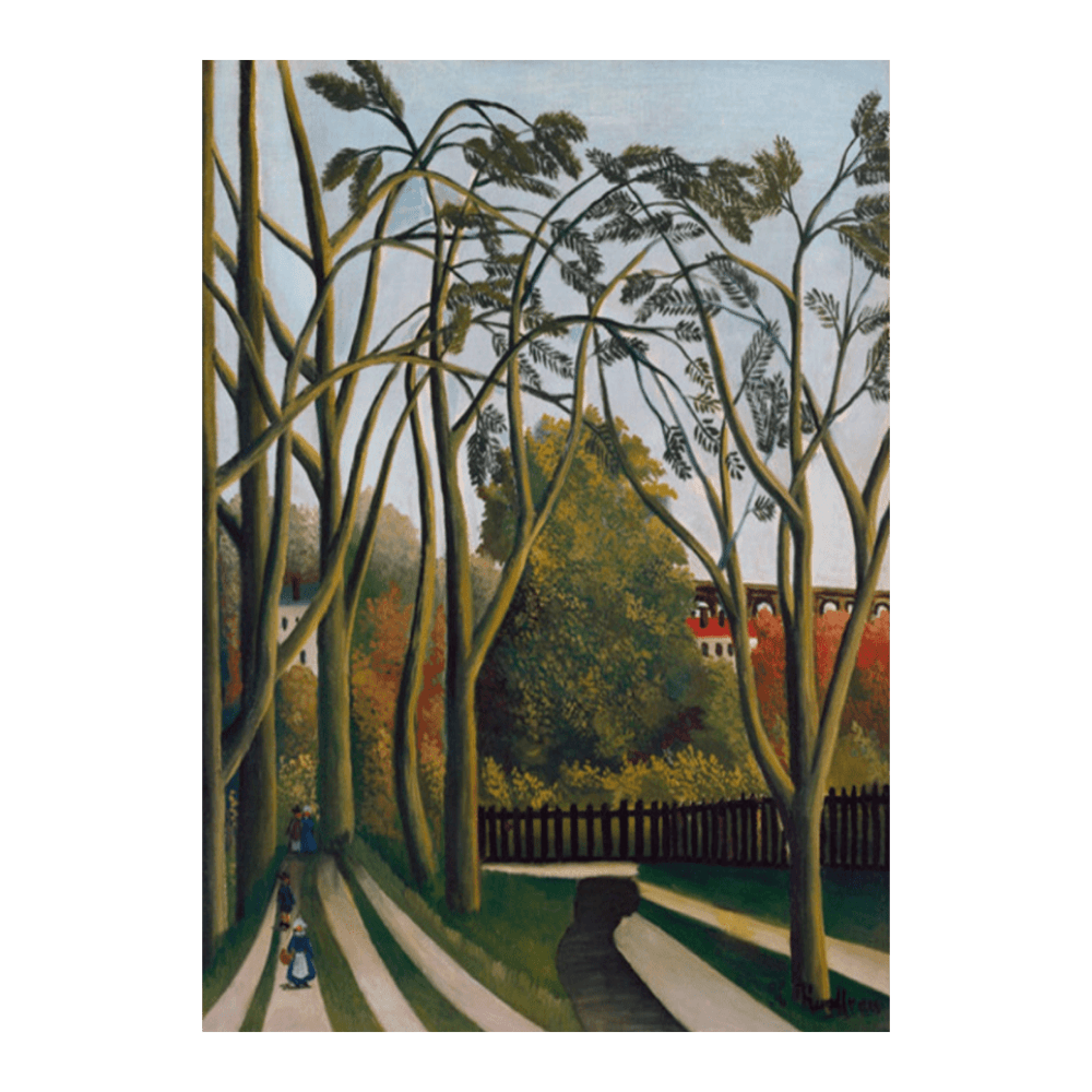 Henri Rousseau: "The Banks of the Bievre Near"