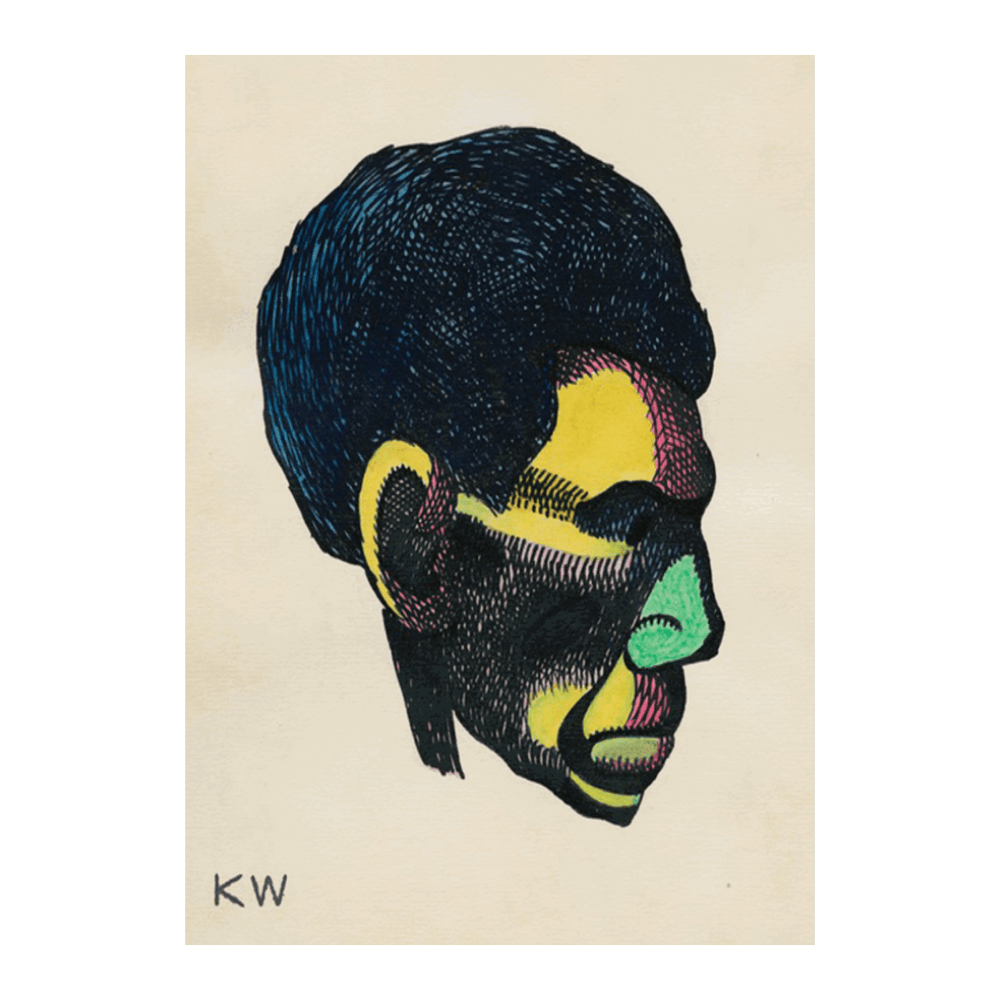 Kopfstudie, aus; 'Profile', 10 Blätter, Graz VI (1924)