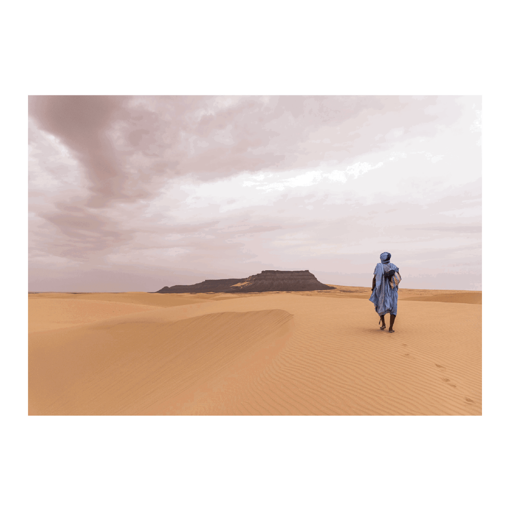 Man In The Desert
