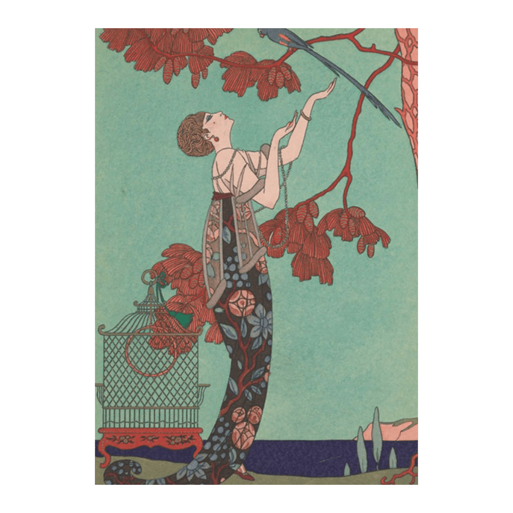 George Barbier: "L'Oiseau Volage"