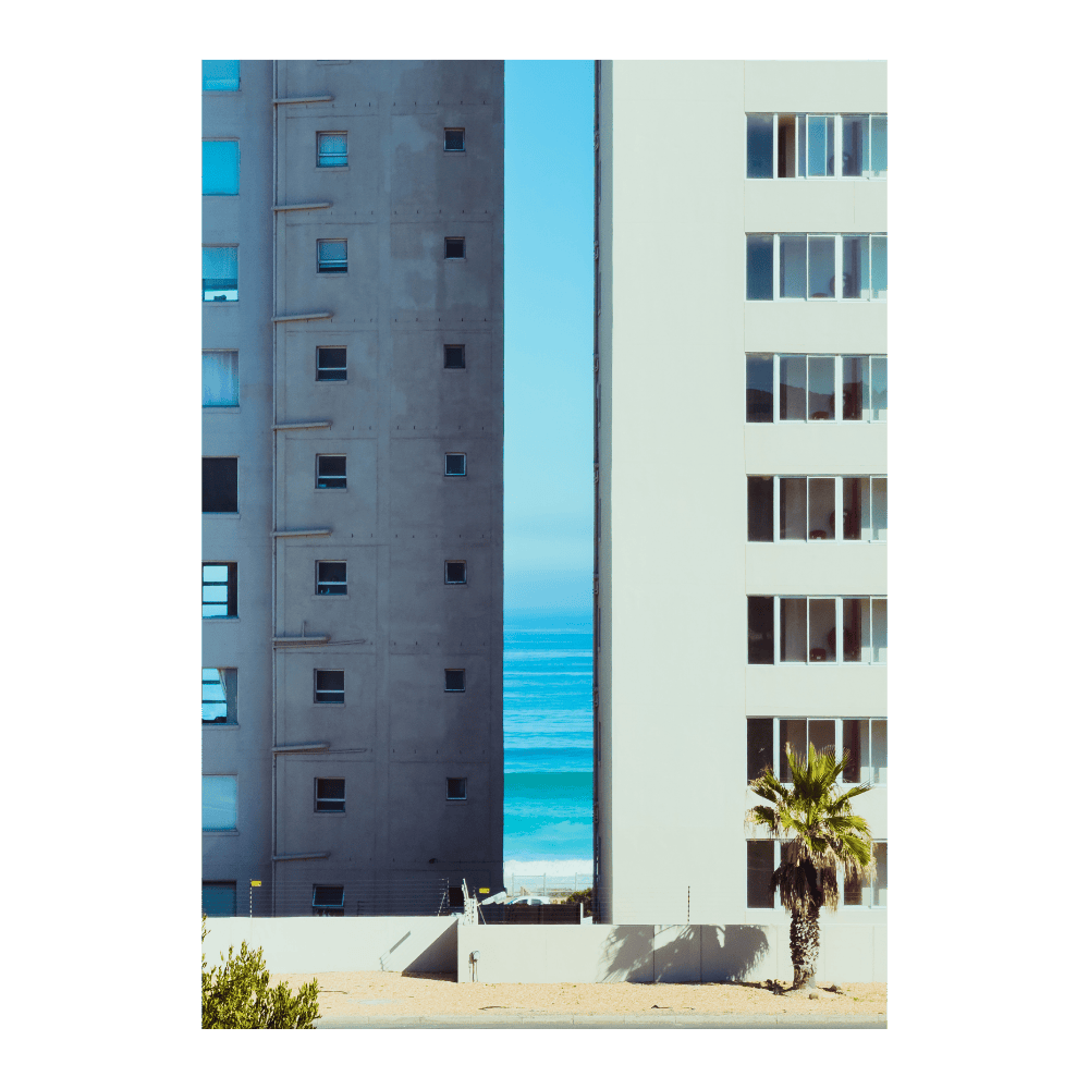 Sea View Between The Buildings, Cape Town