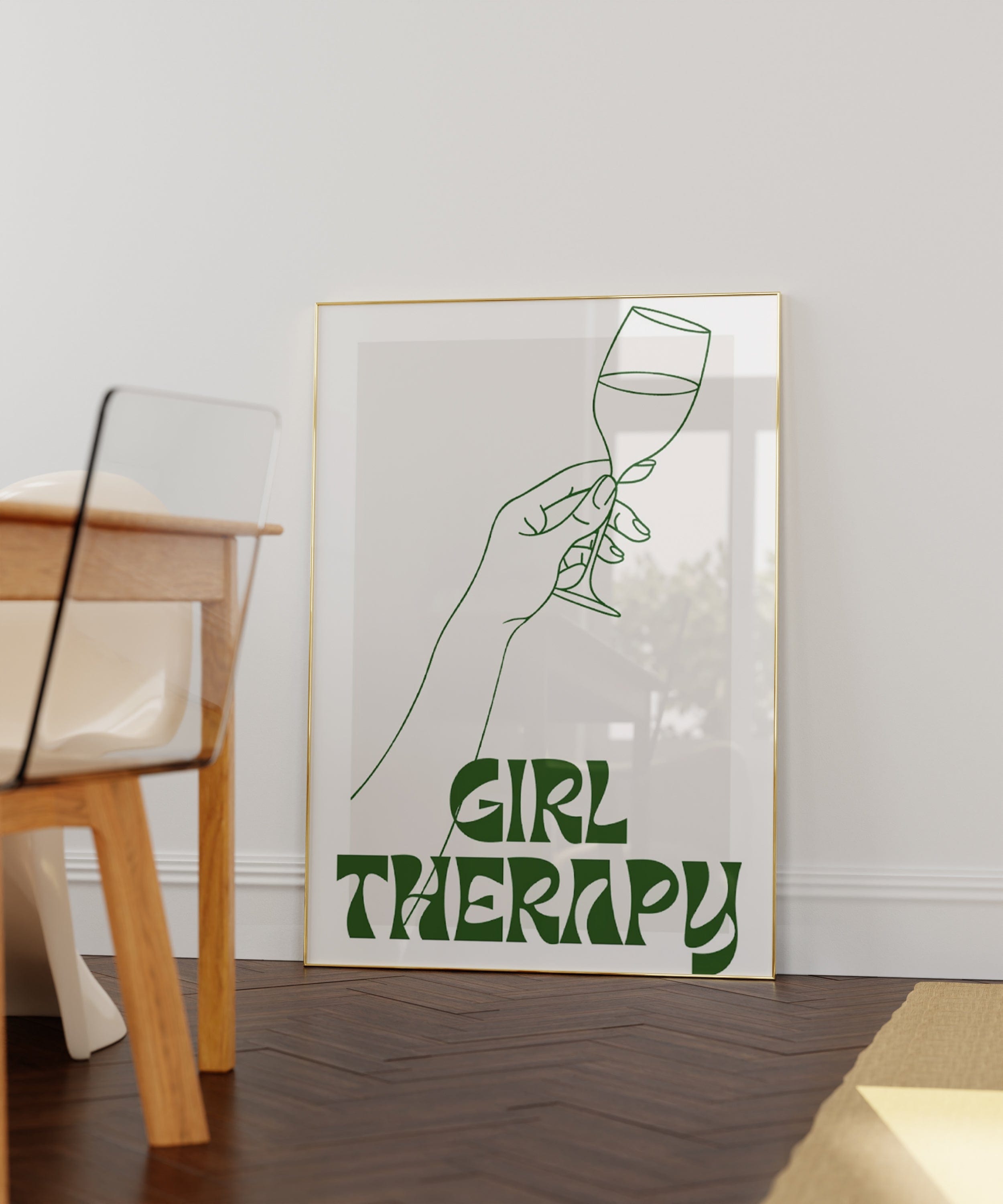 Girl Therapy Green