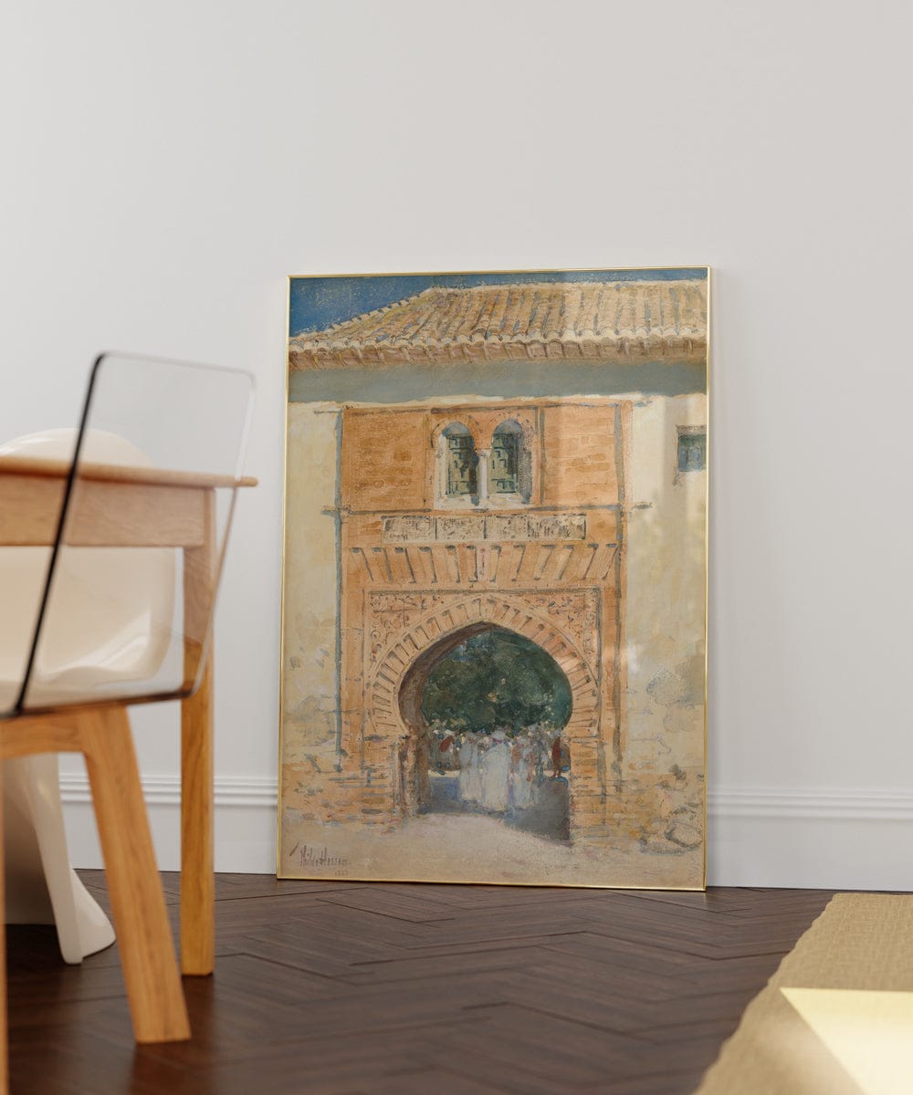 Childe Hassam - Gate Of The Alhambra (1883)