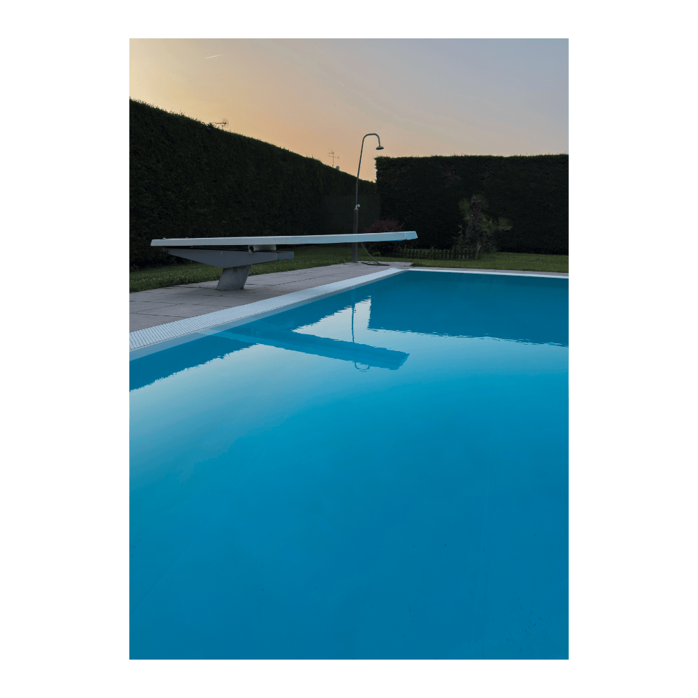 Diving Board At Dusk