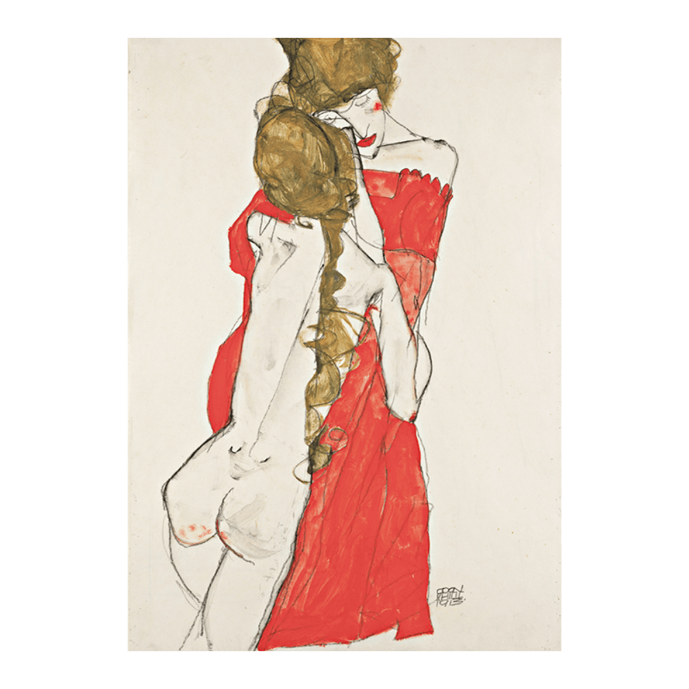 Egon Schiele: "Mother and Daughter" (1913)