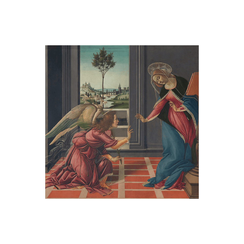 Sandro Botticelli: "Annunciation" (1489-90)