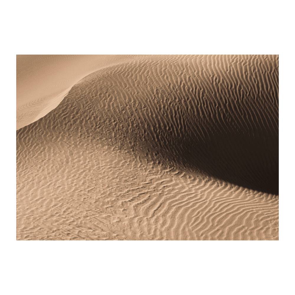 Abstract Sand Dune In The Desert