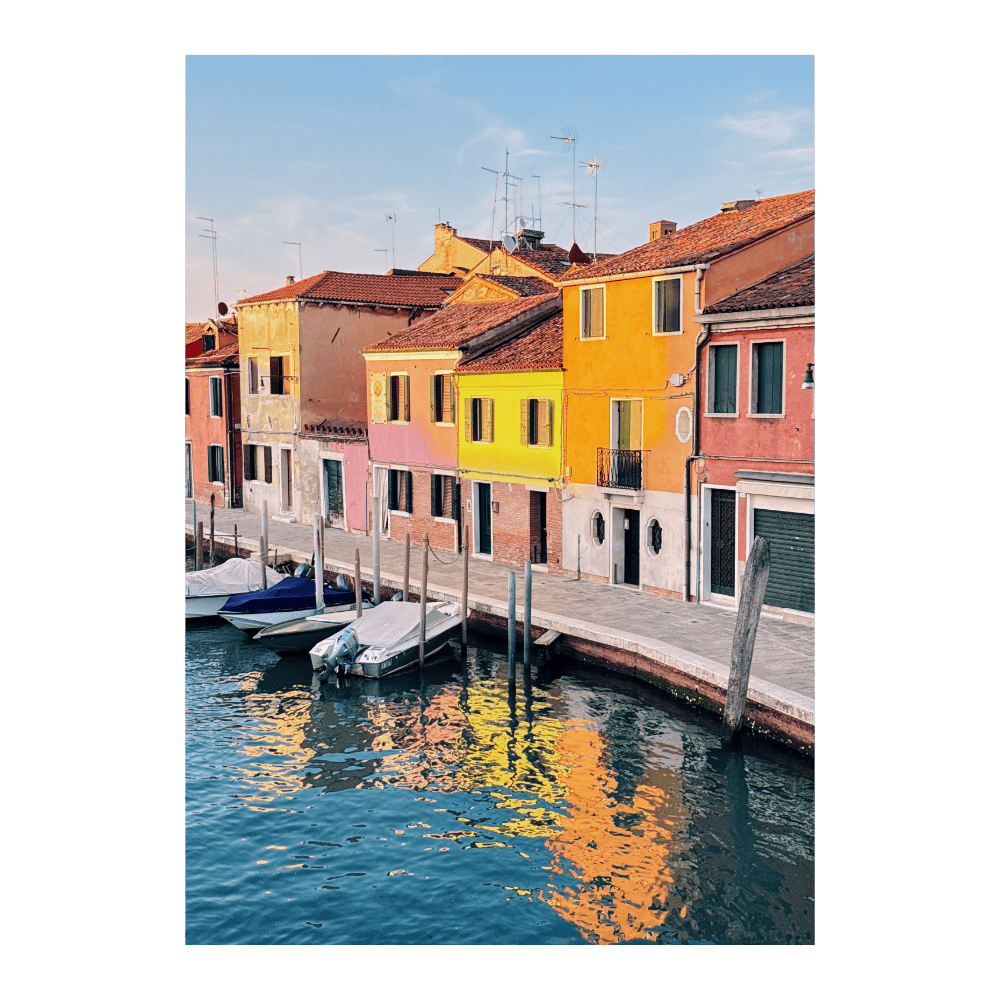 Burano Canal, Colorful Houses