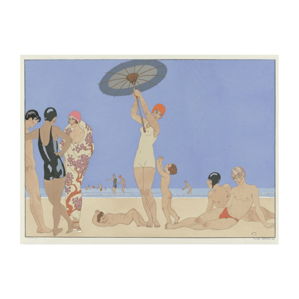 George Barbier: "Au Lido" ¬†