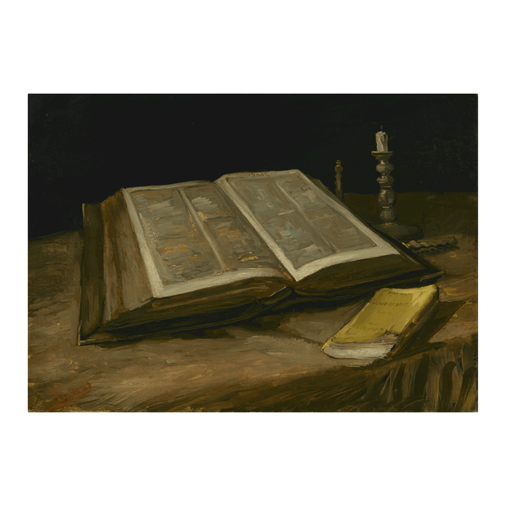 Van Gogh: "Still Life with Bible" (1885)