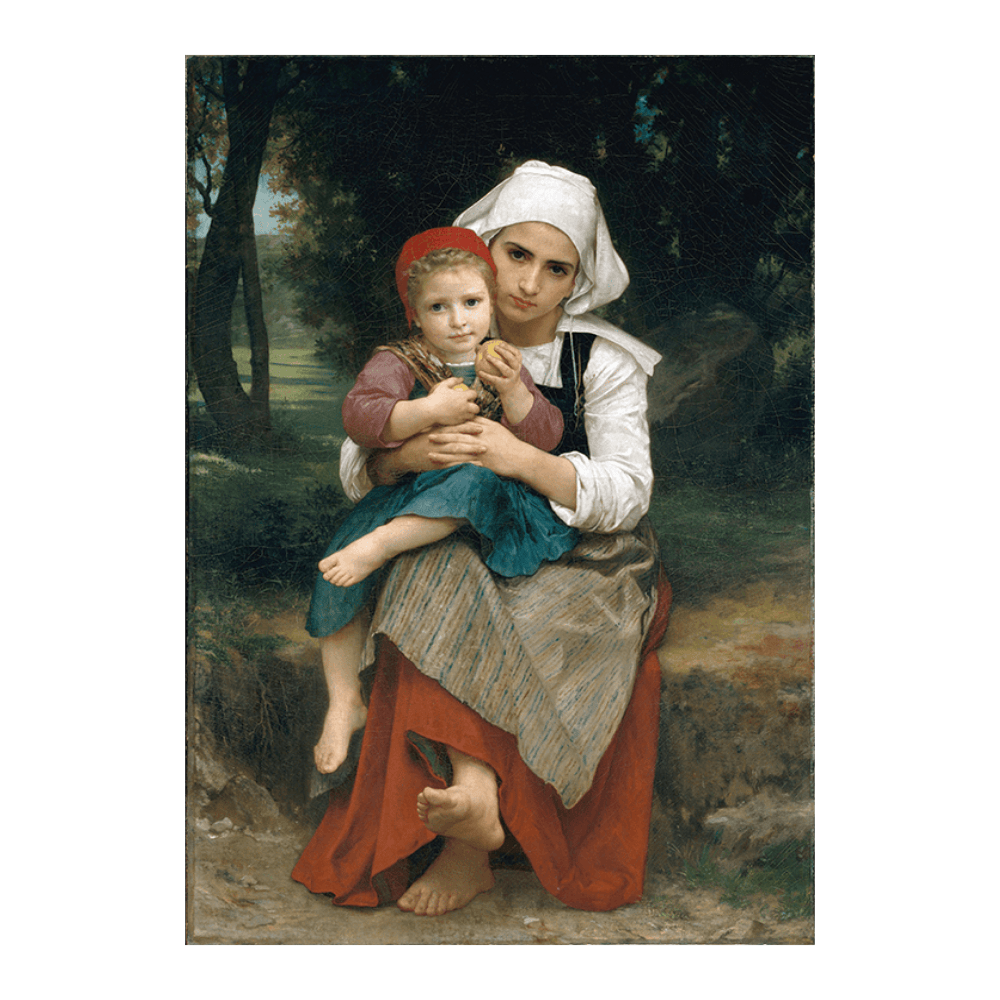 Bouguereau: "Breton Brother and Sister" (1871)