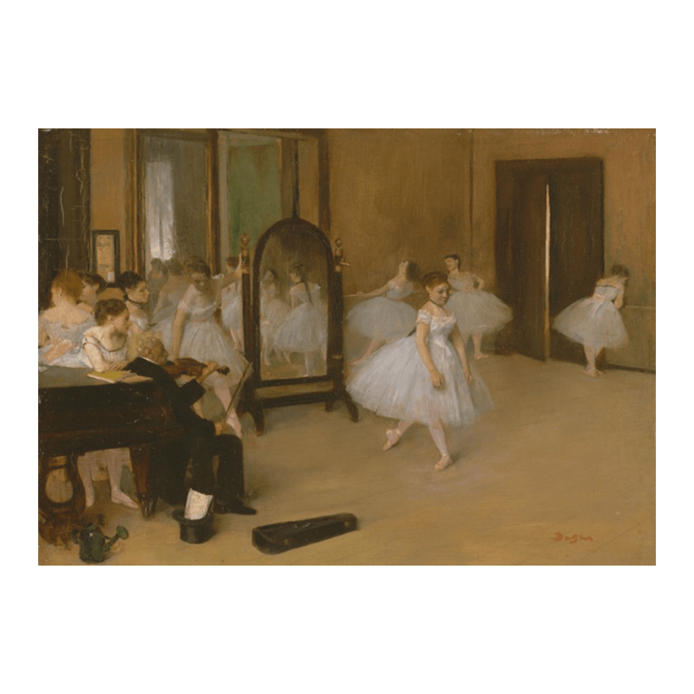 Edgar Degas: "The Dancing Class" (ca.1870)