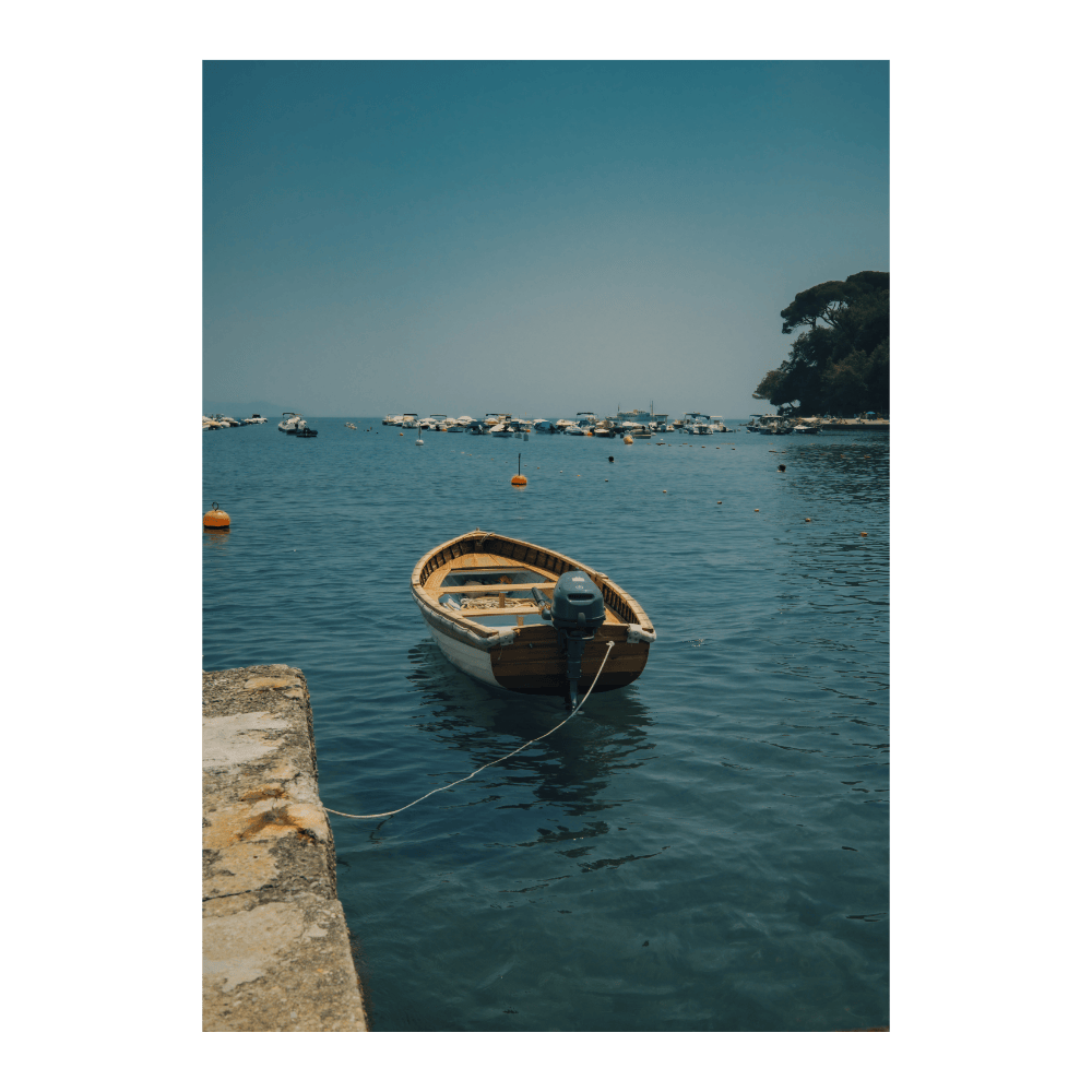 Small Boat In The Harbor