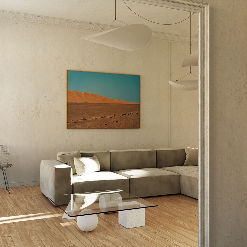 Desert Dunes Under Blue Sky | Limited Edition
