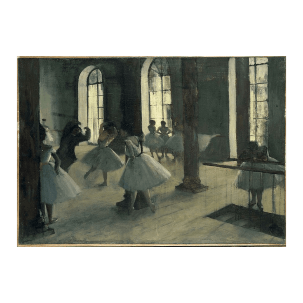 Edgar Degas: "La Répétition Au Foyer De La Danse"