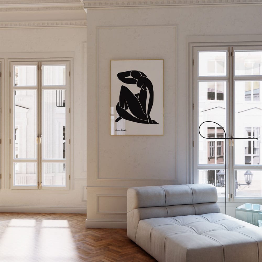 Matisse Body Portrait in Black