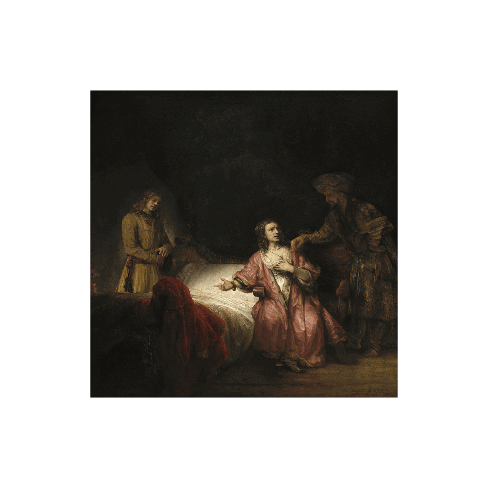 Rembrandt: "Joseph Accused by Potiphar's Wife" (1655)